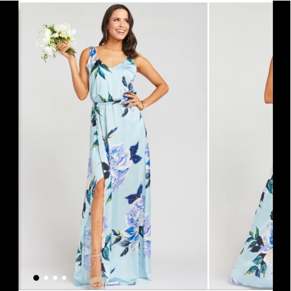 NWT SMYM XL Mint to be floral Kendall maxi dress